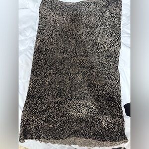 No Boundaries Leopard Print Skirt